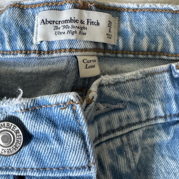 Curve Love Ultra High Rise 90s Straight Jeans 29/8 L - Picture 4 of 5